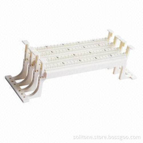 Patch Panel with 110 Wall-mounted Wring Block, 100 Pairs, 1.5A Current Rating